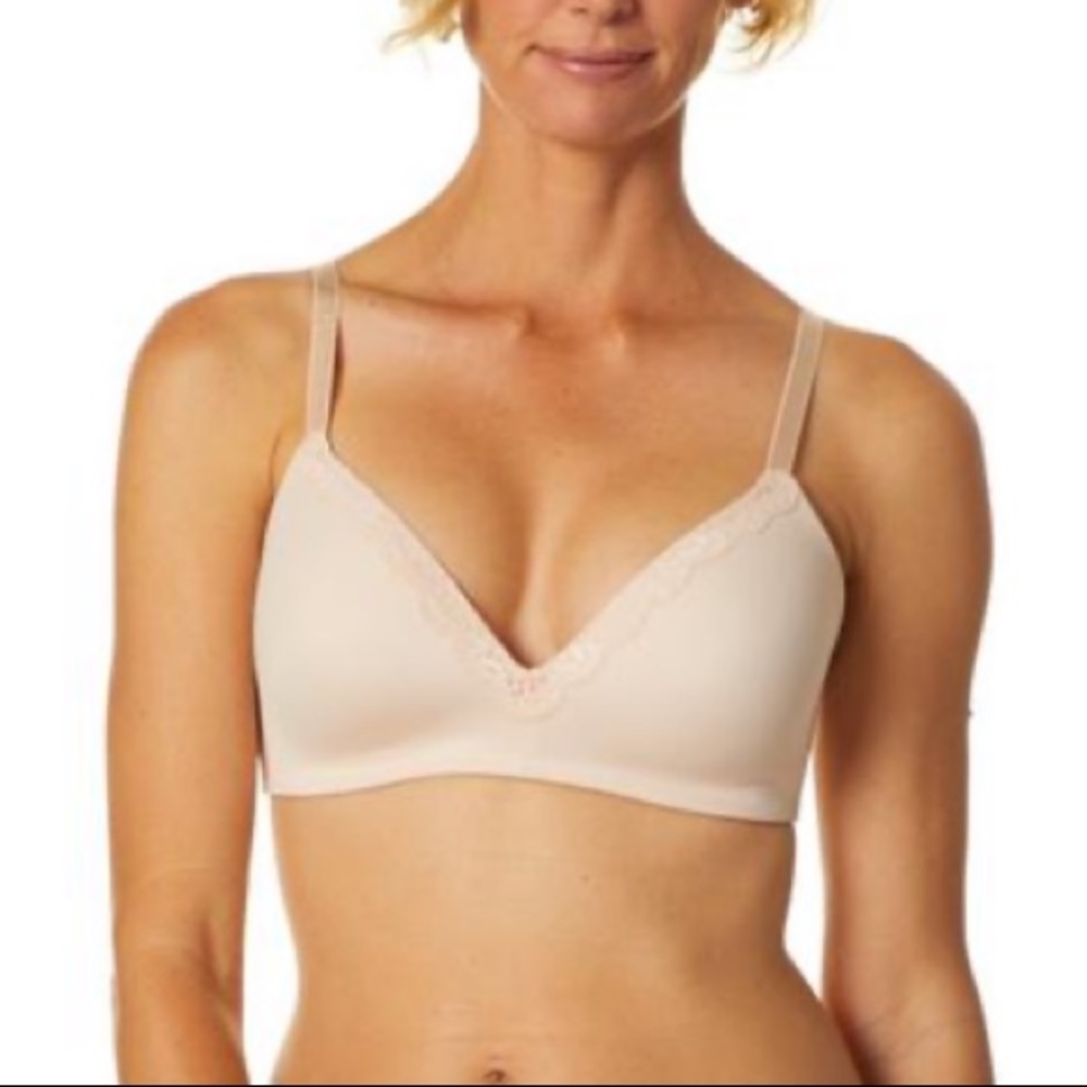 2-pack Ellen Tracy matte lace  bras 36C no wire